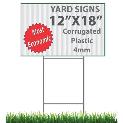 Coroplast Yard Signs