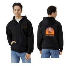 Spooky Solomon's Ghost Tour Zippered Hoodie Gildan SF600