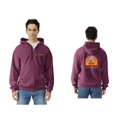 Spooky Solomon's Ghost Tour Zippered Hoodie Gildan SF600