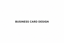 Business Card Design Service