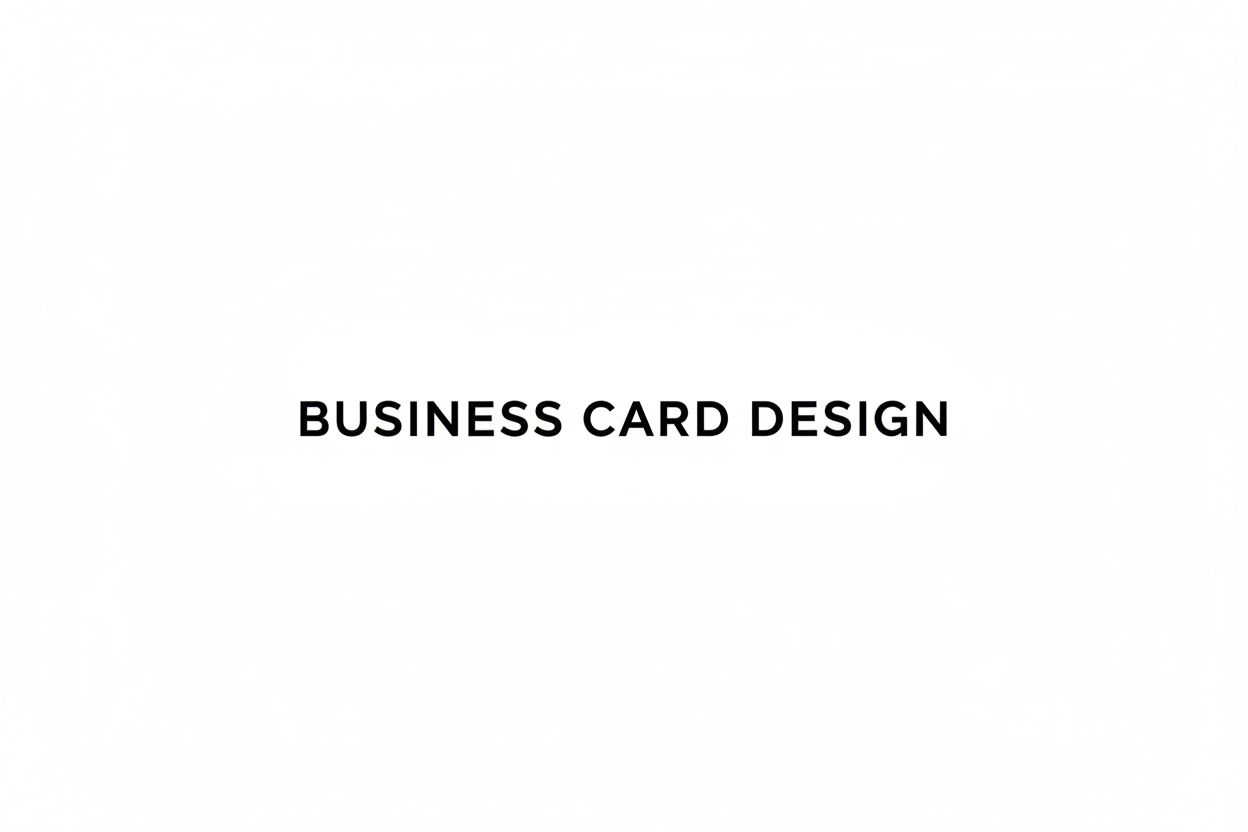 Business Card Design Service