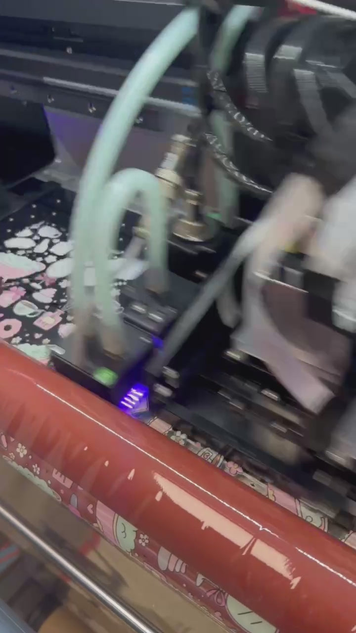 Load video: In House UV DTF Printing