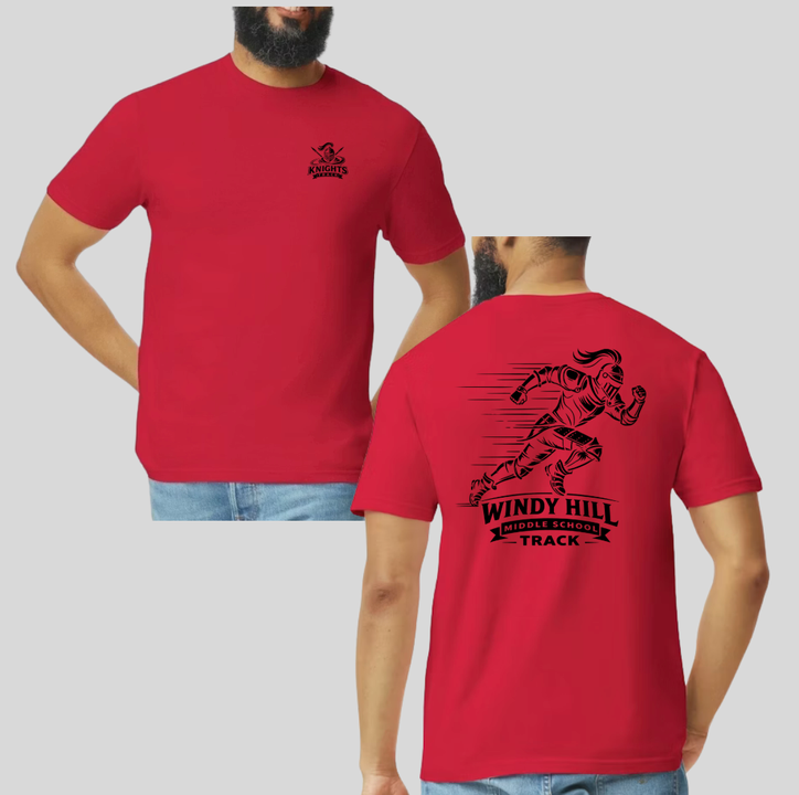 Windy Hill Middle School Track T-Shirt